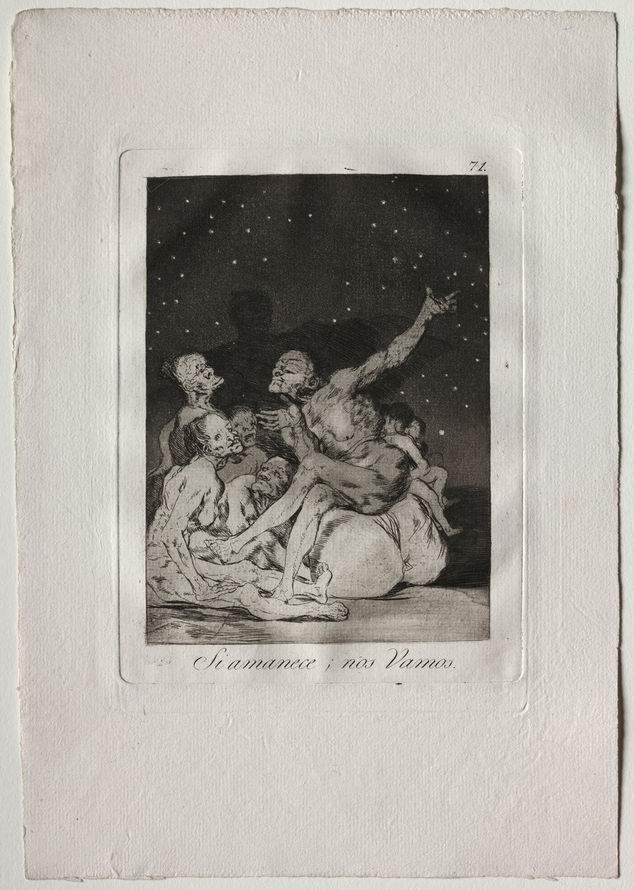 Když den přestane, budeme pryč od Francisco de Goya