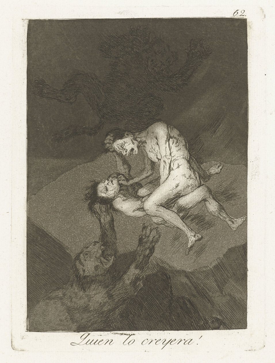 Wie měl dat gedacht! Kdo by tomu věřil! (název na objektu) Los Caprichos (název série) od Francisco de Goya