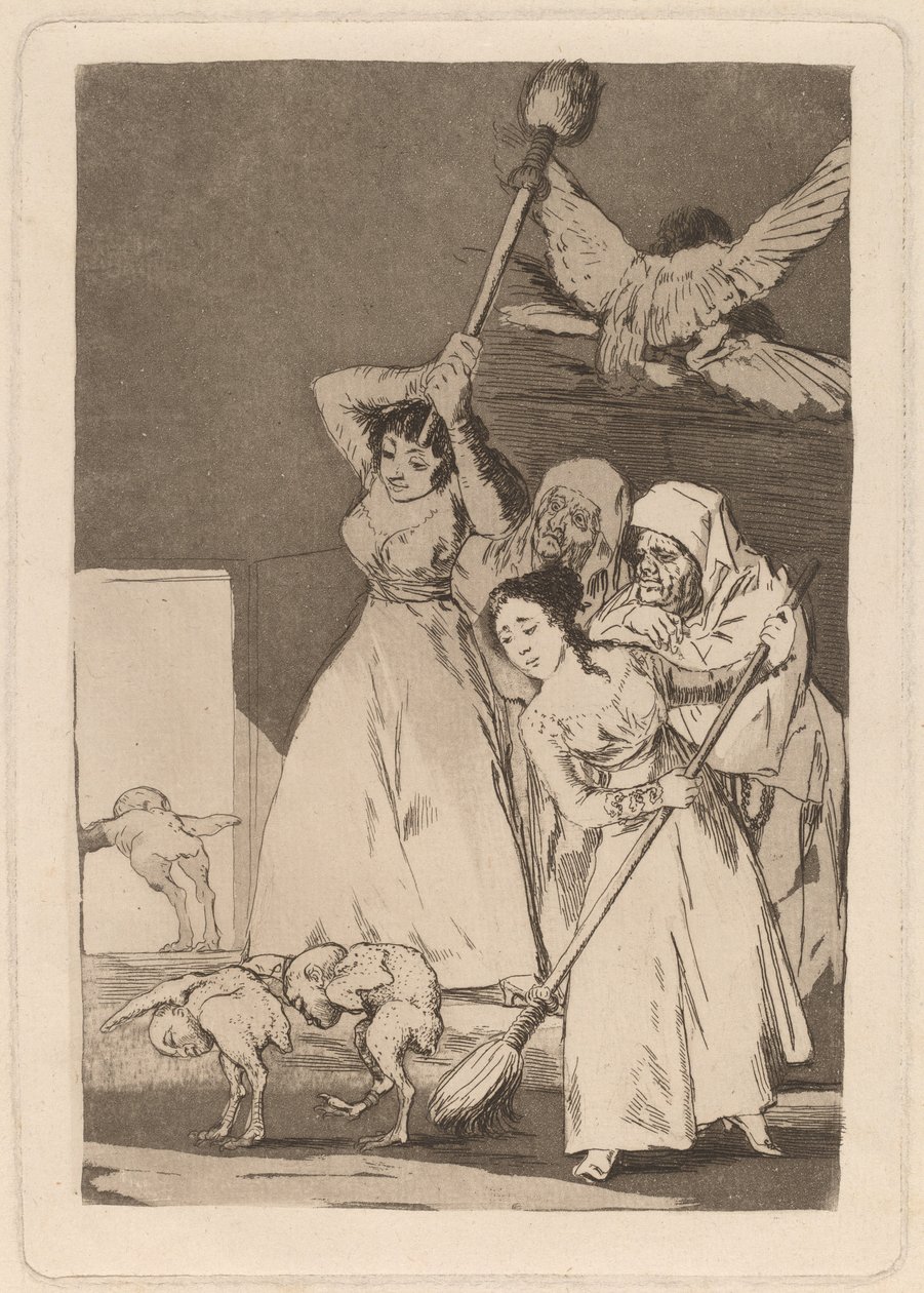 Ya van desplumados (Tam jdou oškubat) od Francisco de Goya