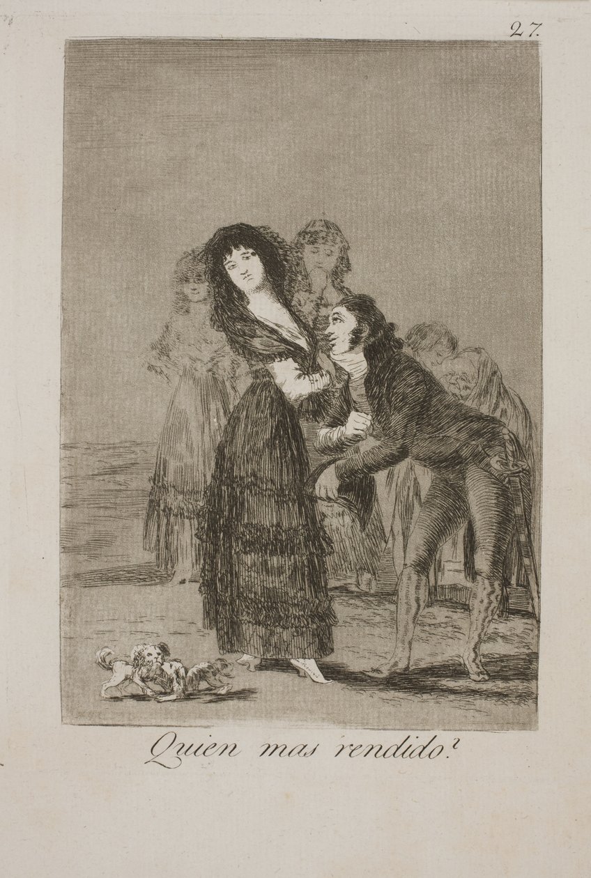 Pokorný služebník od Francisco de Goya
