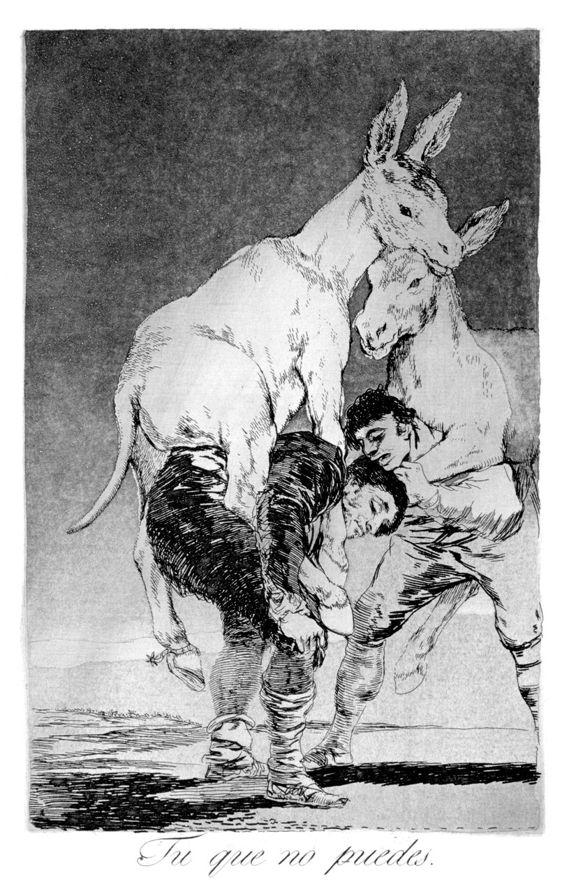 Vy, kdo nemůžete, 1799 od Francisco de Goya