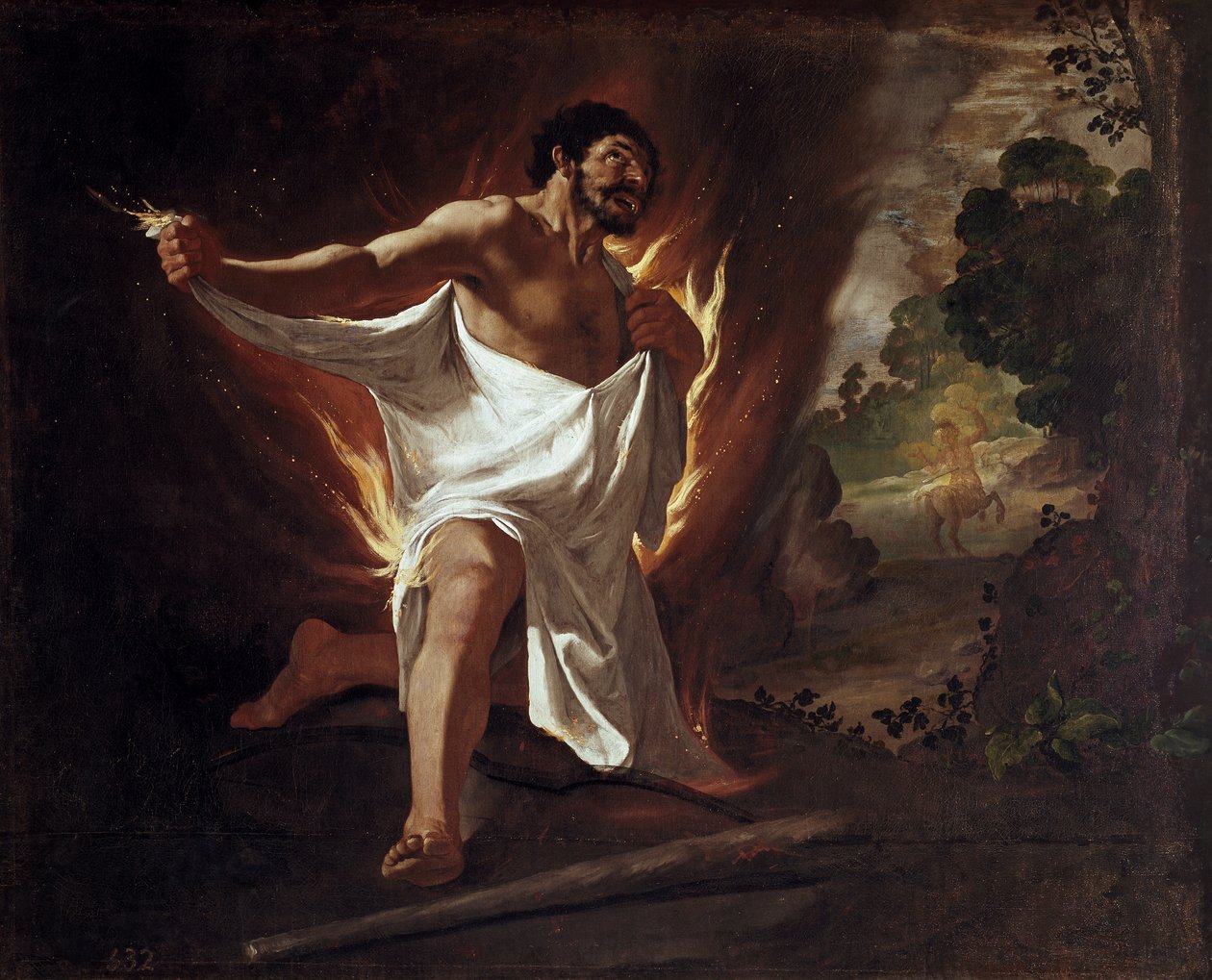 Fakta o Herkulovi pro Buen Retiro: Hercules Morente od Francisco de Zurbaran