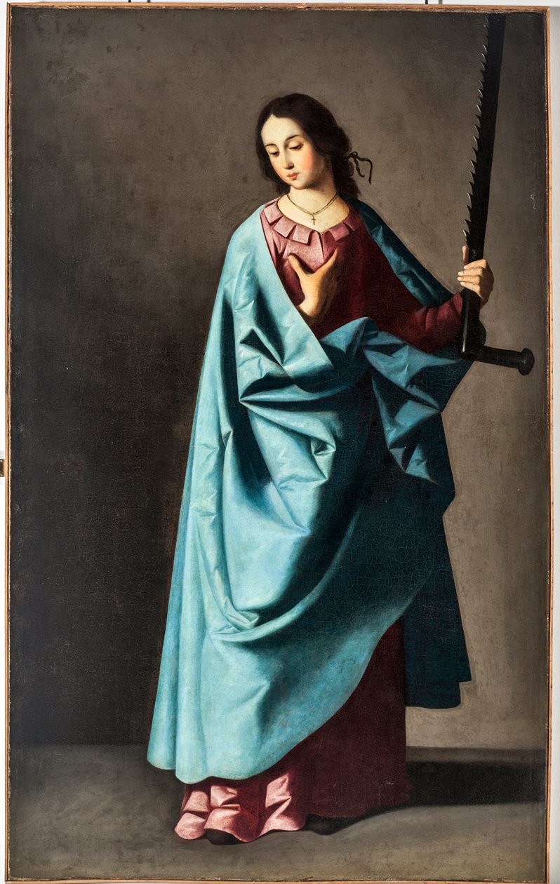 Velká mučednice Eufemie (olej na plátně od Francisco de Zurbaran