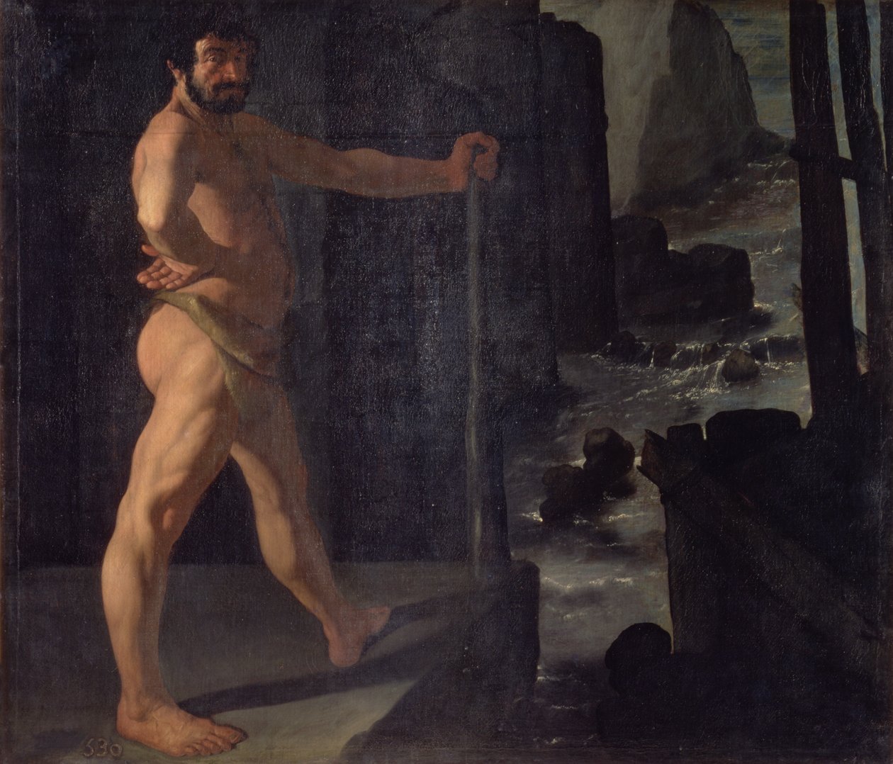 Herkules měnící tok řeky Alpheus od Francisco de Zurbaran