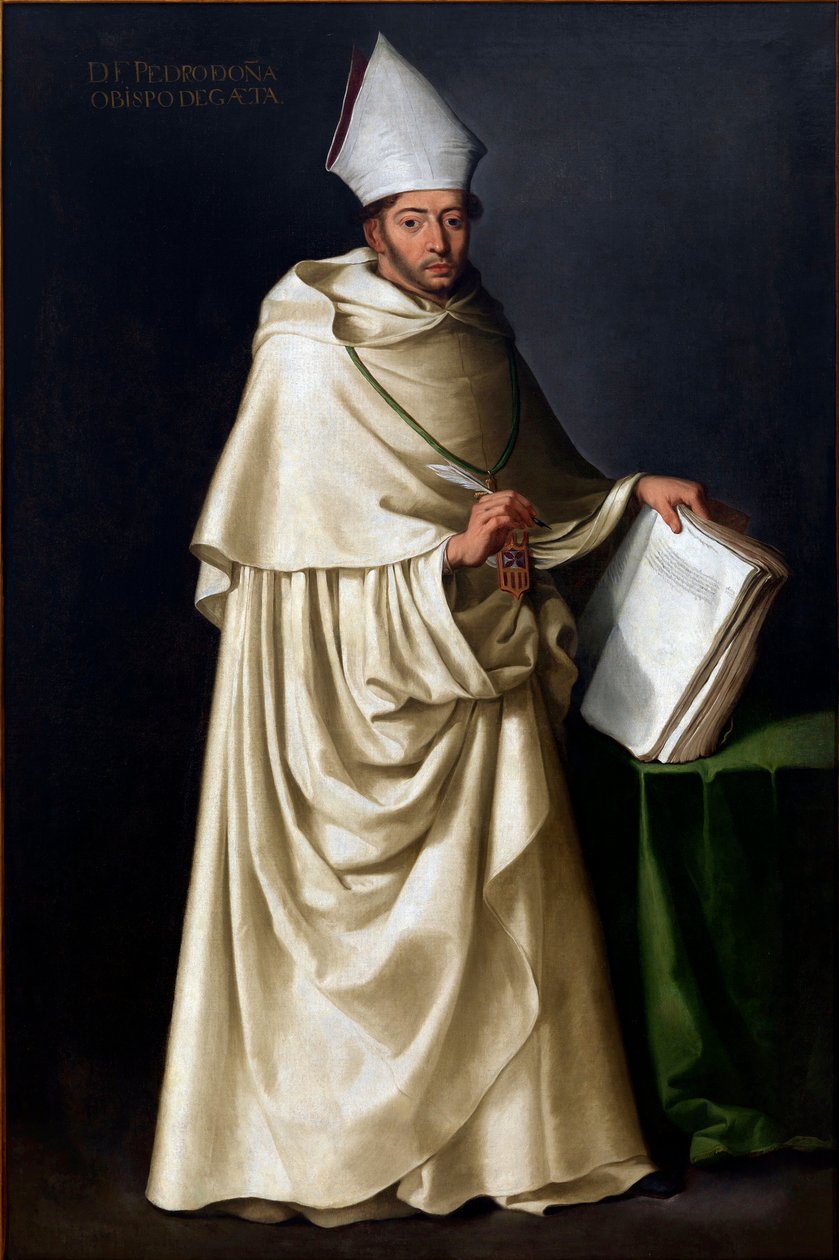 Pedro de Ona (1570-1643) od Zurbaran, Francisco, de (1598-1664). Olej na plátně, rozměr: 207x136, cca 1630, radnice v Seville od Francisco de Zurbaran
