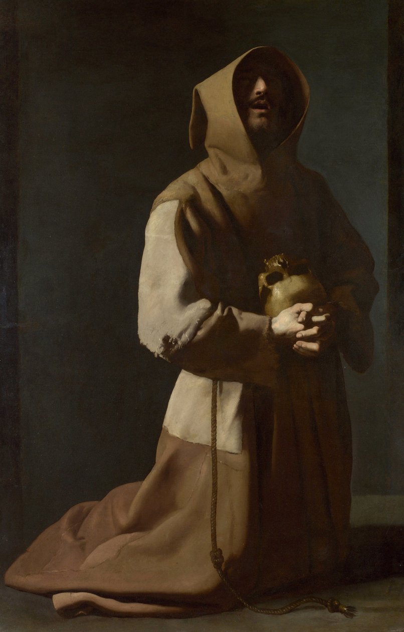 Svatý František z Assisi (Svatý František z Assisi, rozená Giovanni di Pietro Bernardone od Francisco de Zurbaran