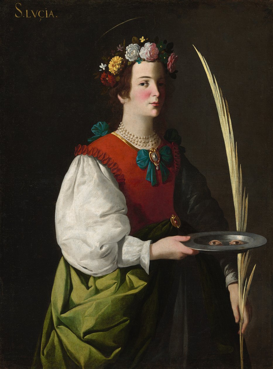 Svatá Lucie od Francisco de Zurbaran