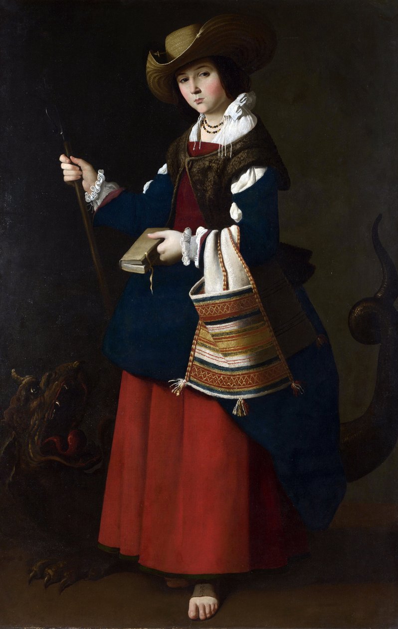 Svatá Markéta, 1630-1634 od Francisco de Zurbaran