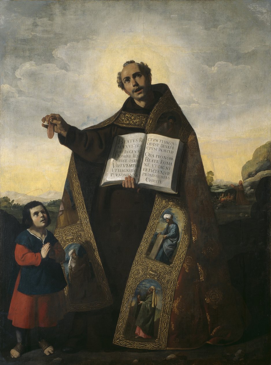 Svatý Romanus z Antiochie a svatý Barulas, 1638 od Francisco de Zurbaran