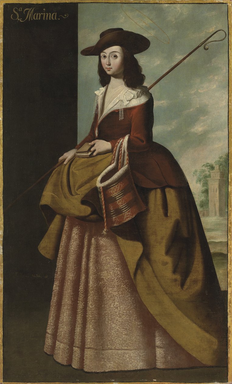Svatá Markéta Antiochijská, 1656 od Francisco de Zurbaran