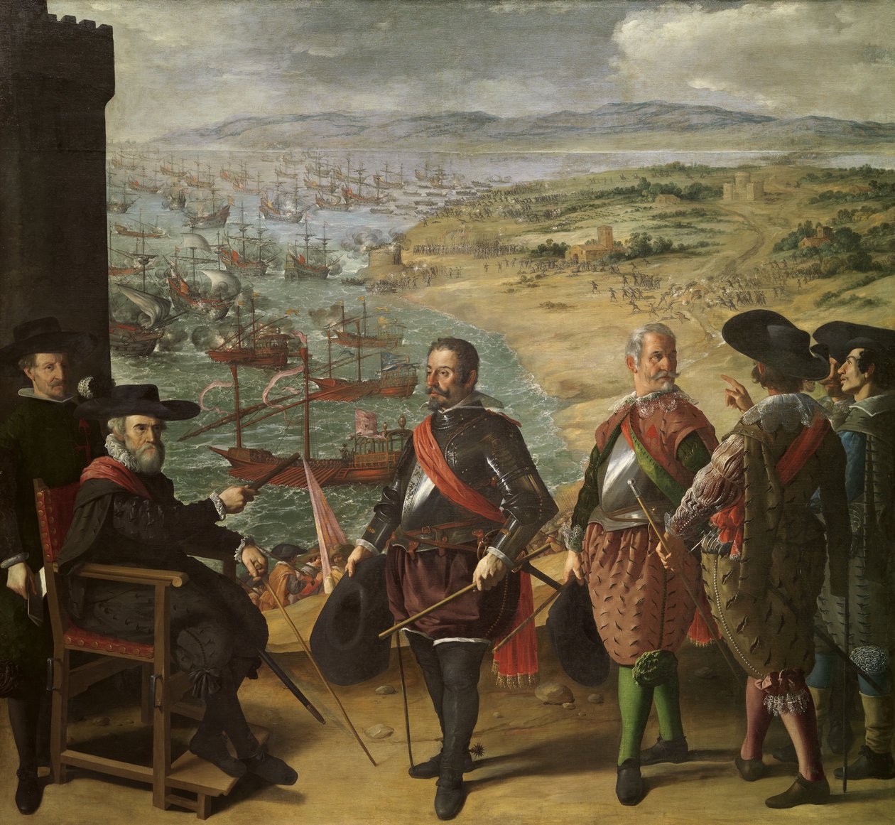 Obrana Cádizu proti Angličanům, 1625, 1634-1635 od Francisco de Zurbaran