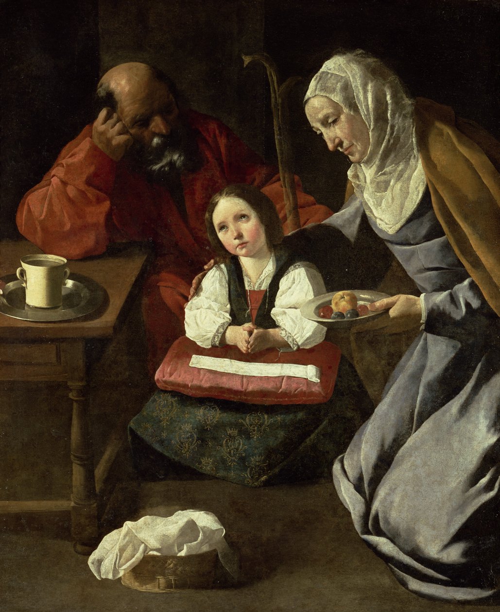 Svatá rodina od Francisco de Zurbaran