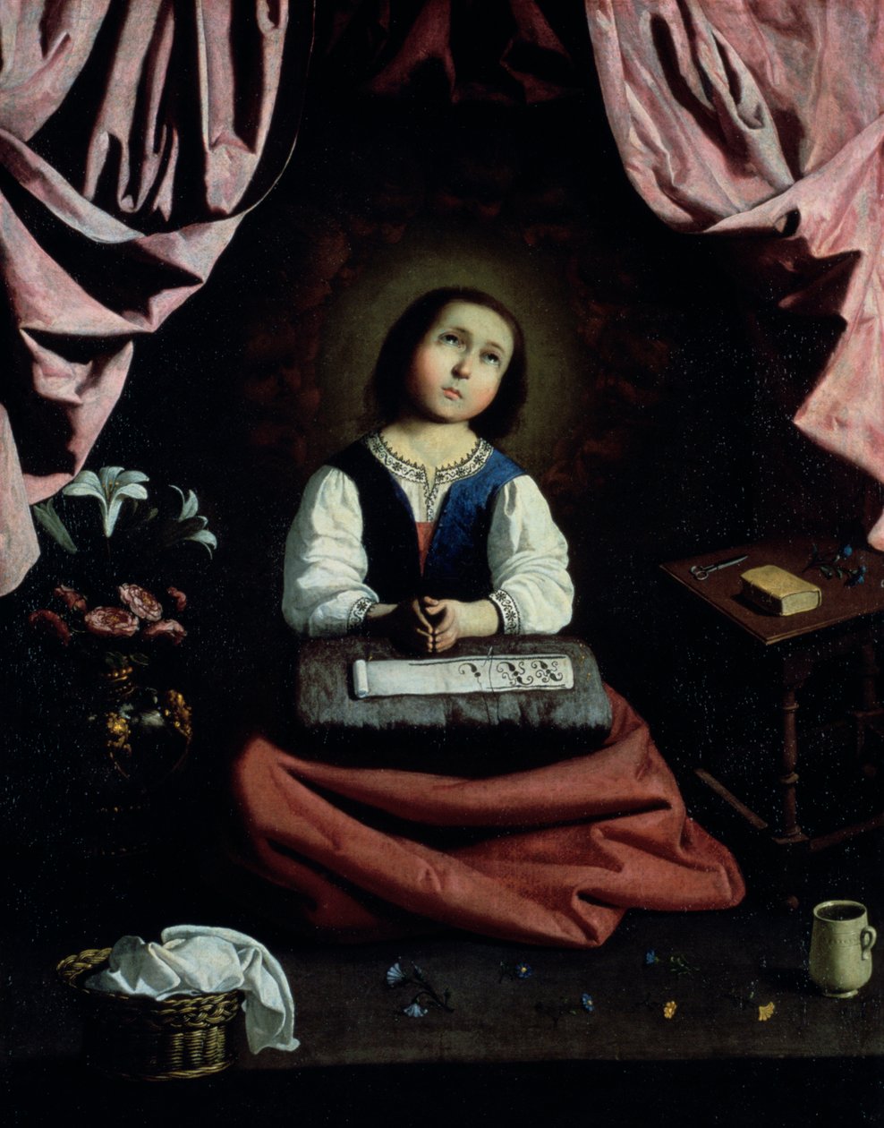 Mladá panna, c1632-33 od Francisco de Zurbaran