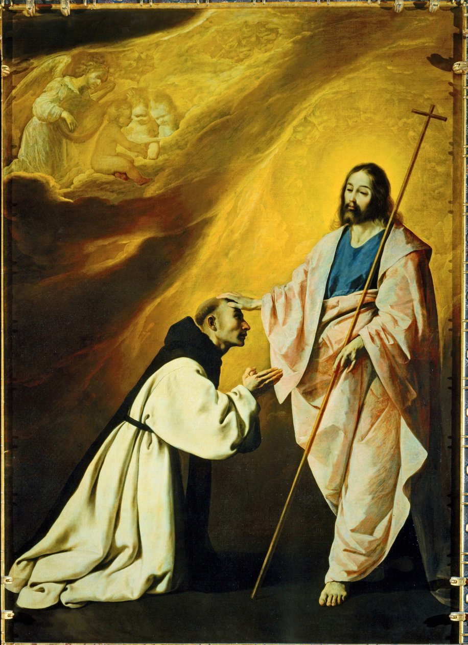 Zjevení Ježíše Krista ... (malba na plátně) od Francisco de Zurbaran