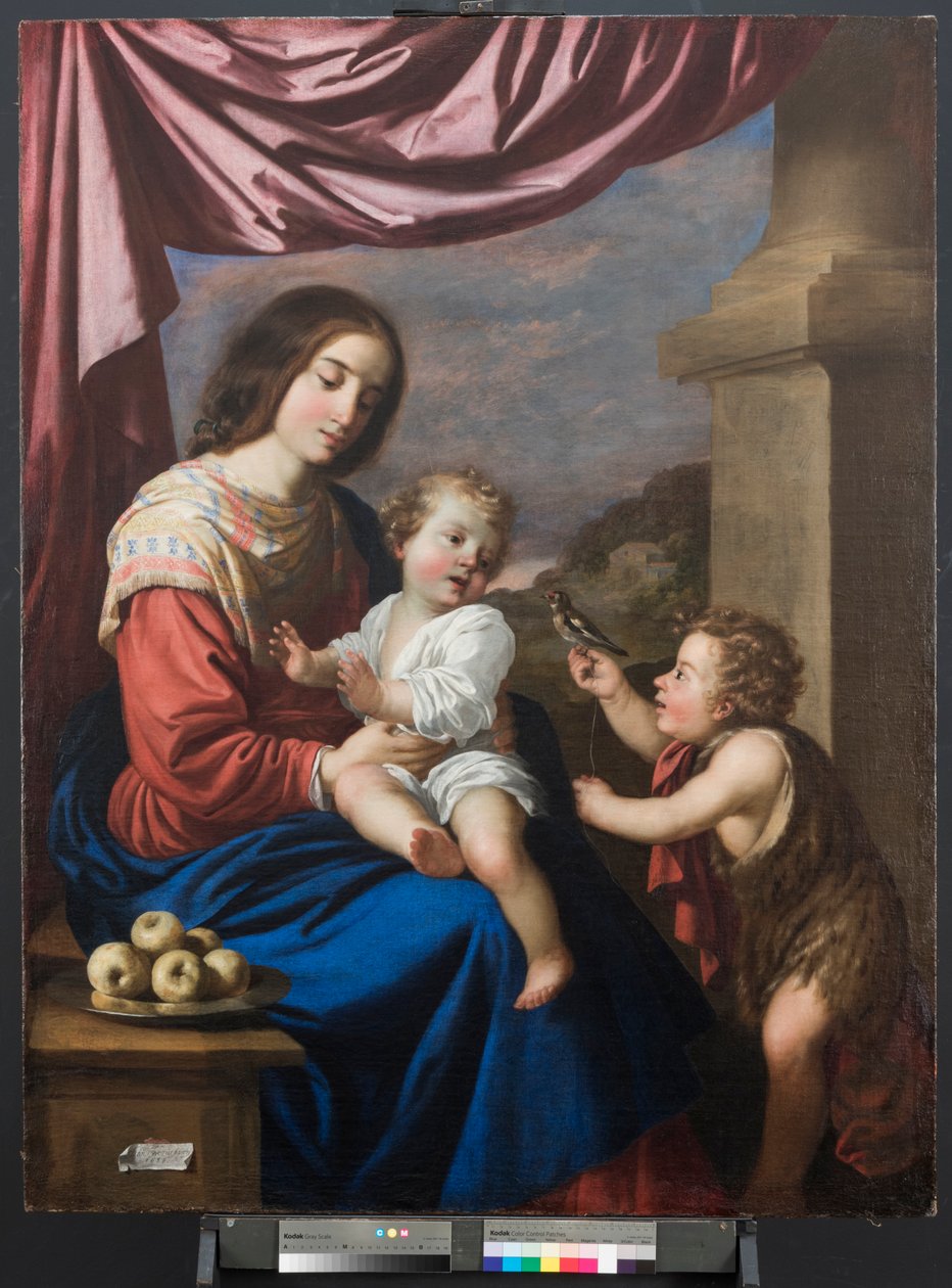 Panna a dítě se svatým Janem od Francisco de Zurbaran
