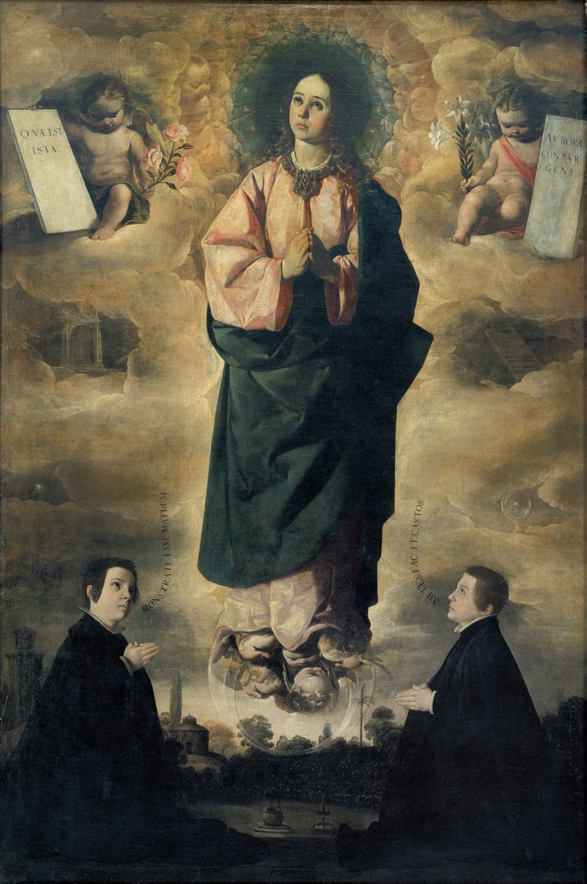Neposkvrněné početí od Francisco de Zurbaran