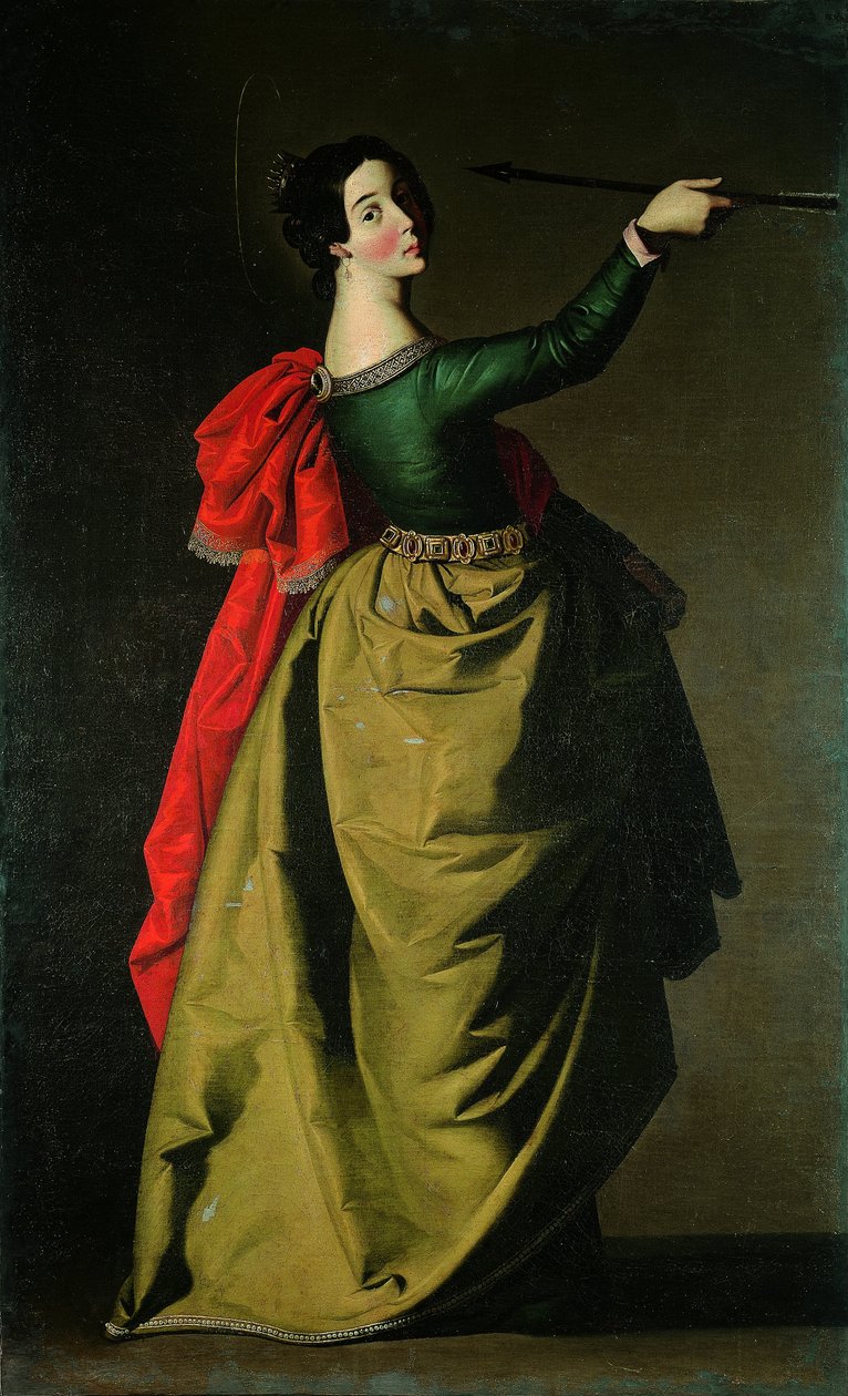 Svatá Uršula od Francisco de Zurbaran
