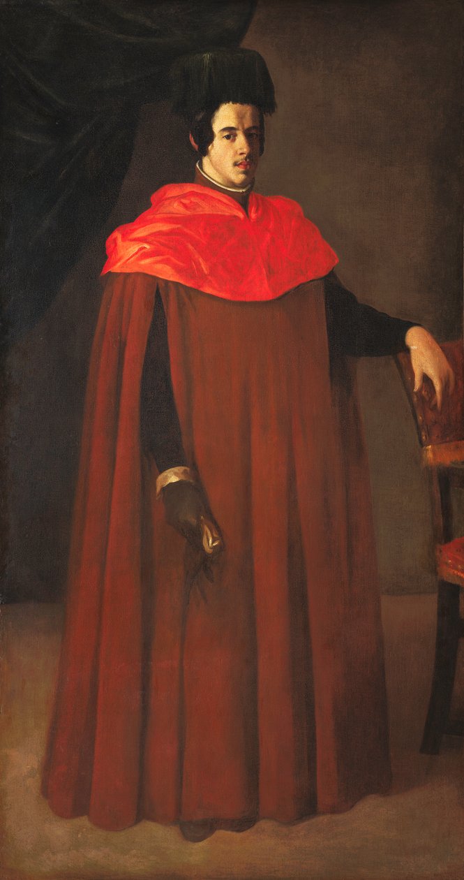 Španělština:  Retrato de un doctor en derecho nebo doctor de leyes Portrét doktora práv od Francisco de Zurbaran