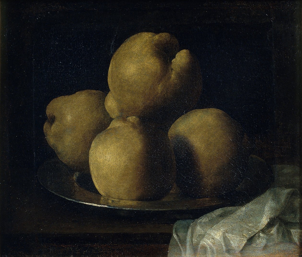 Zátiší s miskou kdoulí od Francisco de Zurbaran