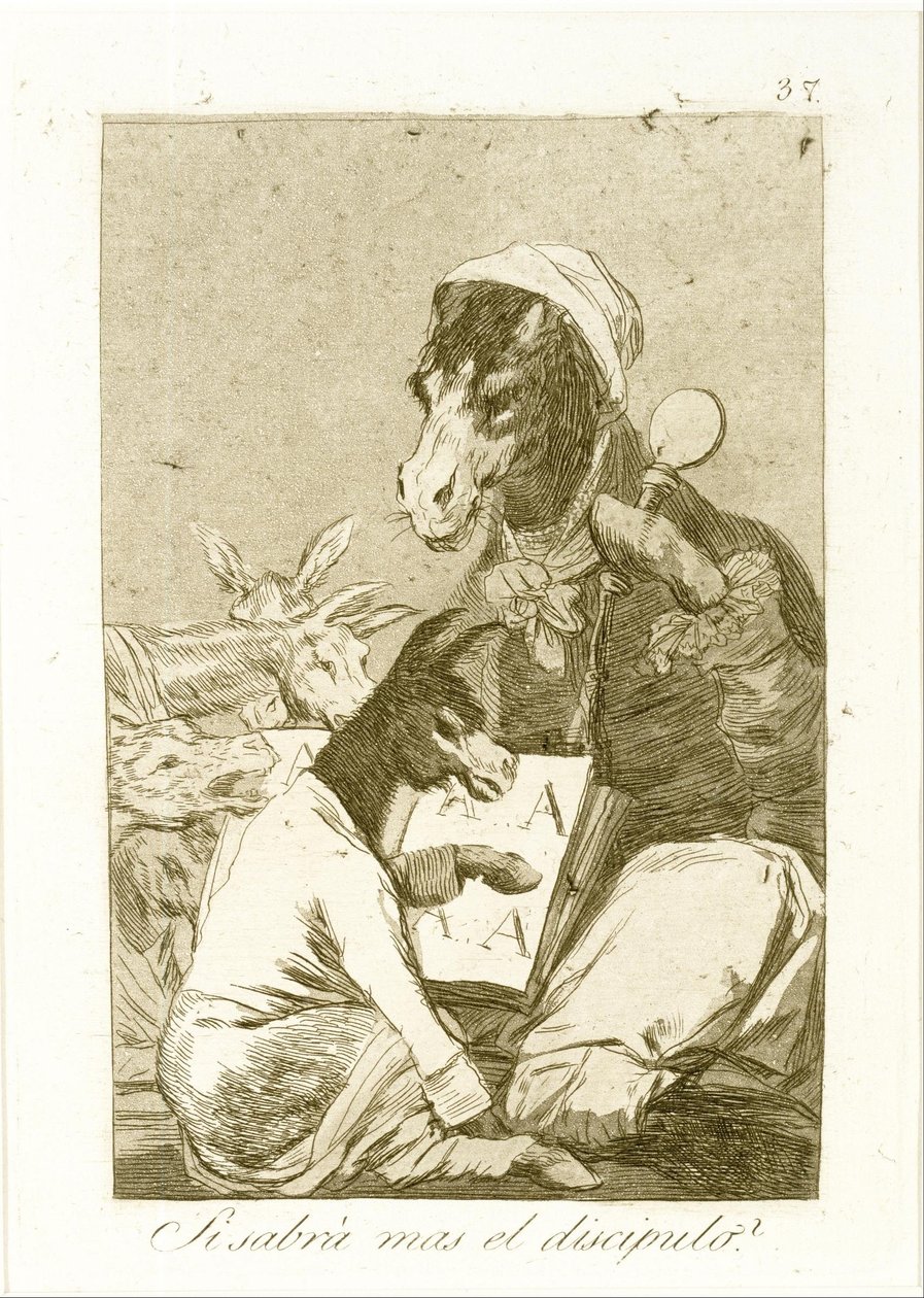 Možná žák ví víc od Francisco de Goya