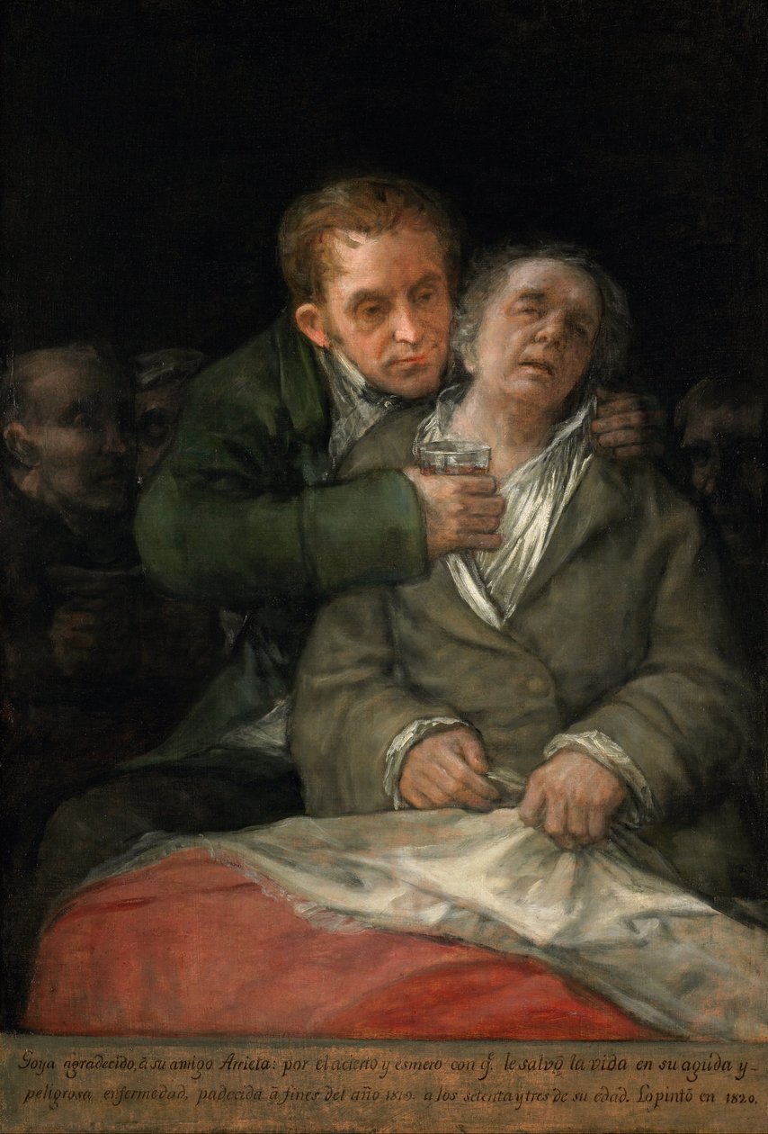 Autoportrét s Dr. Arrietou od Francisco de Goya