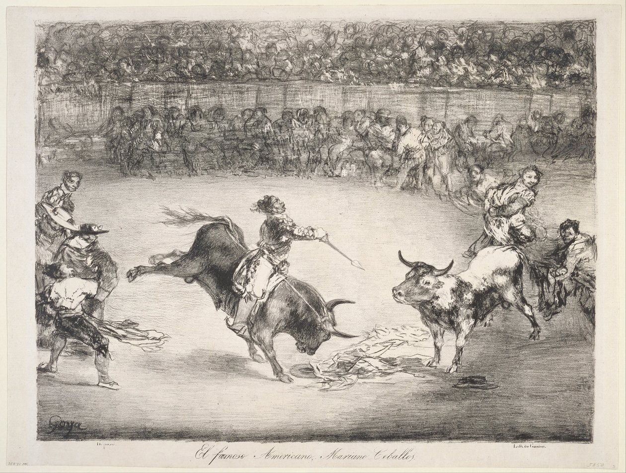Proslulý Američan Mariano Ceballos od Francisco de Goya