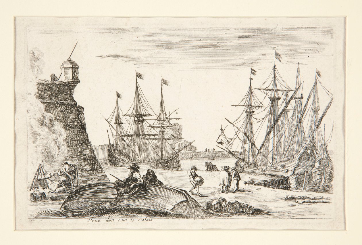 Vchod do rohu Calais od Franciscus van der Steen