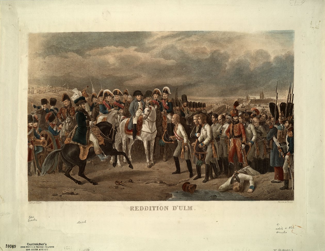 Kapitulace Ulmu od Francisque Martin François Grenier de Saint Martin