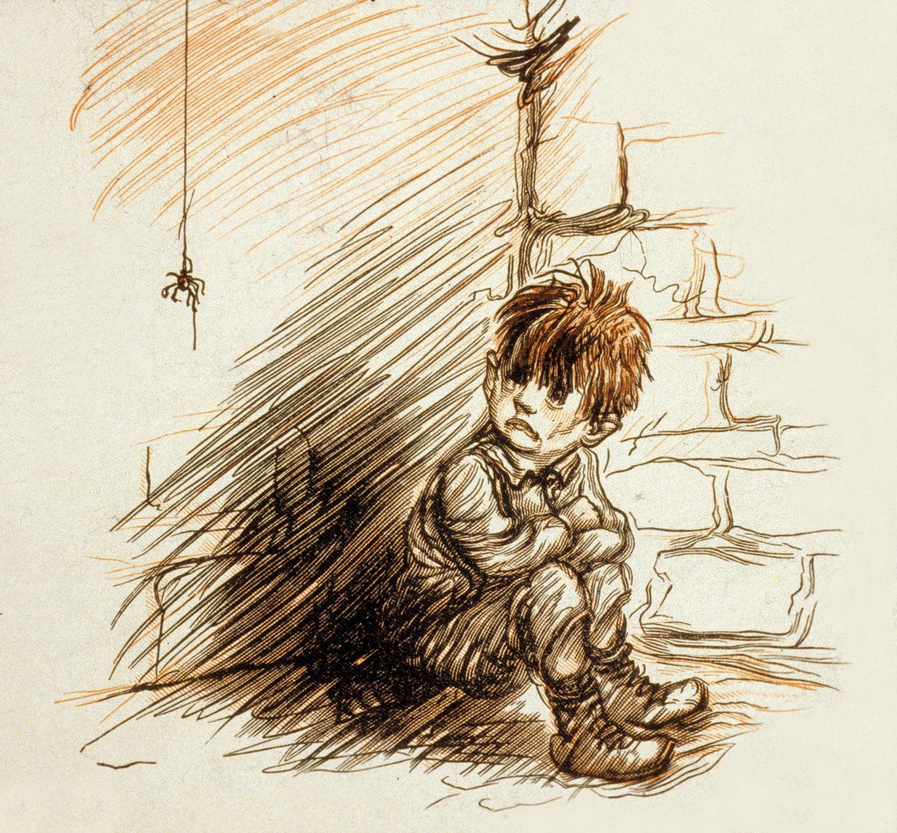 Ilustrace z „Poil de Carotte“ (Mrkvová hlava) od Julese Renarda (1894) od Francisque Poulbot