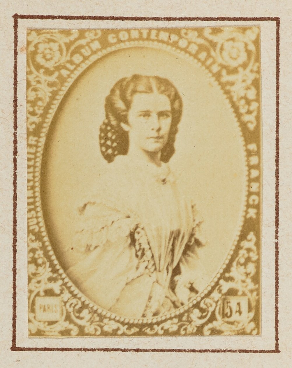 Císařovna Alžběta Rakouská od Franck (François Marie Louis Alexandre Gobinet de Villecholles)