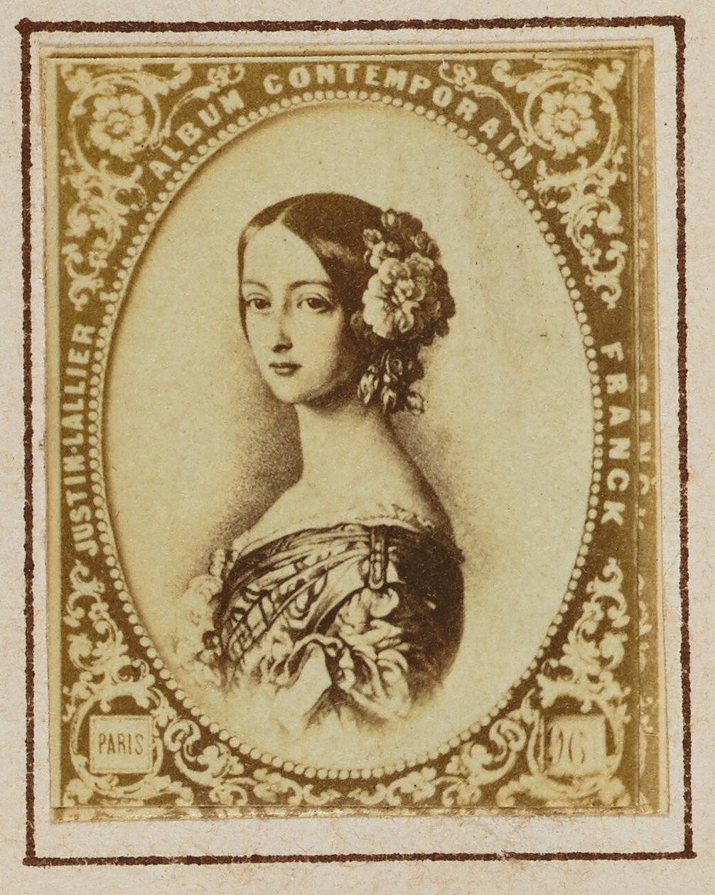 Františka, princezna z Joinville od Franck (François Marie Louis Alexandre Gobinet de Villecholles)