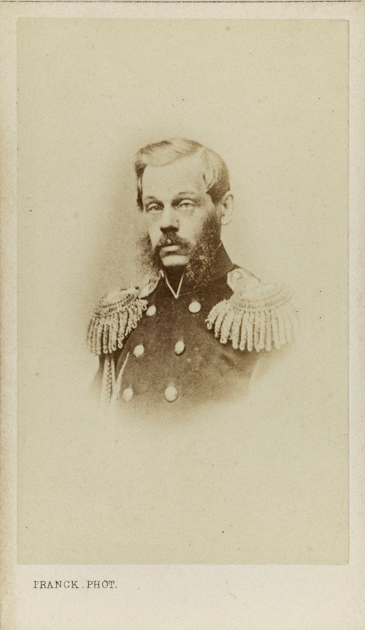 Portrét hraběte Dmitrije Alekseeviče Miljutina 1816-1912. od Franck