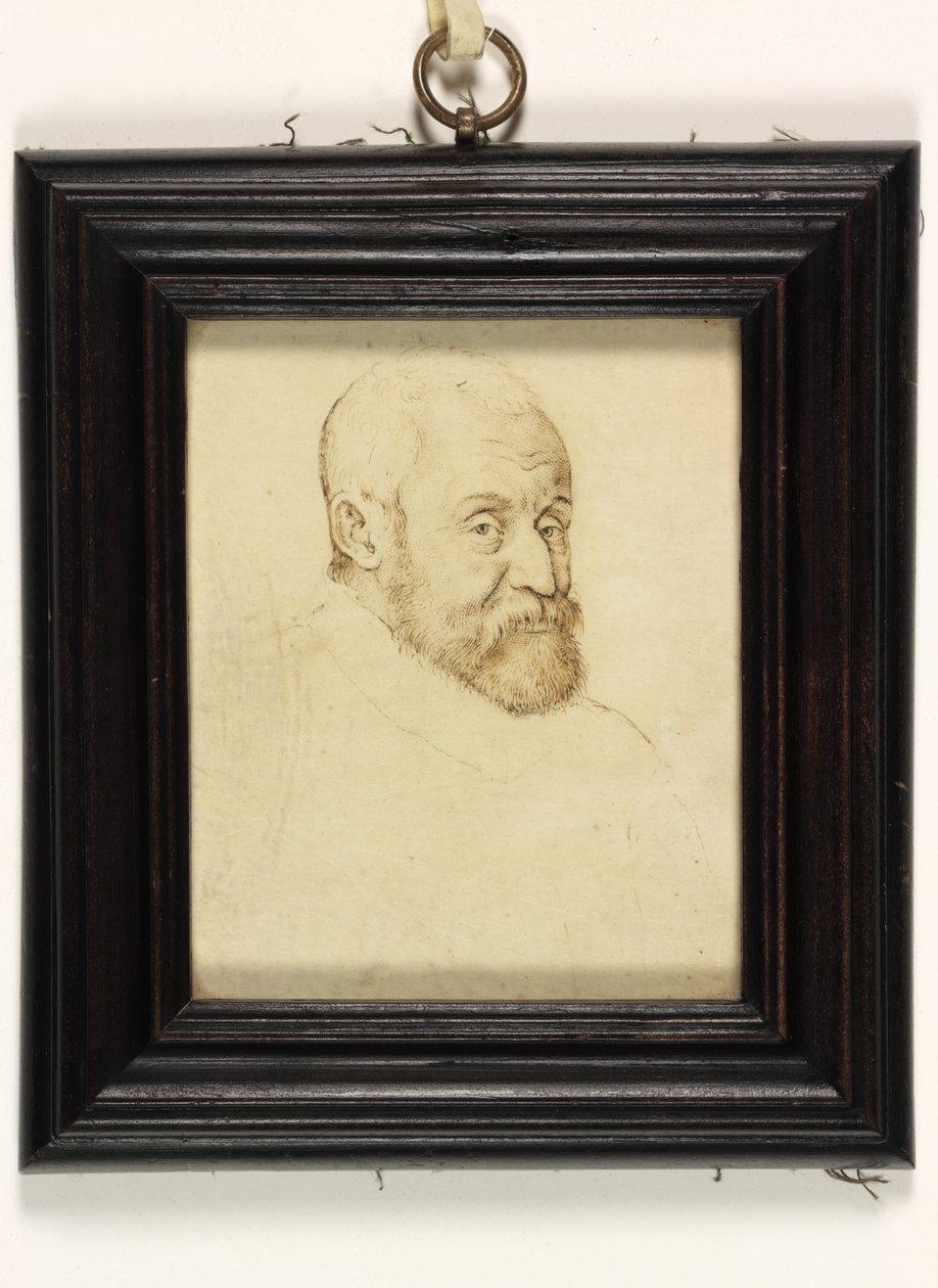 Gentleman jménem Henri Prince De Lorraine (pero a inkoust na papíře) od Franco Flemish School