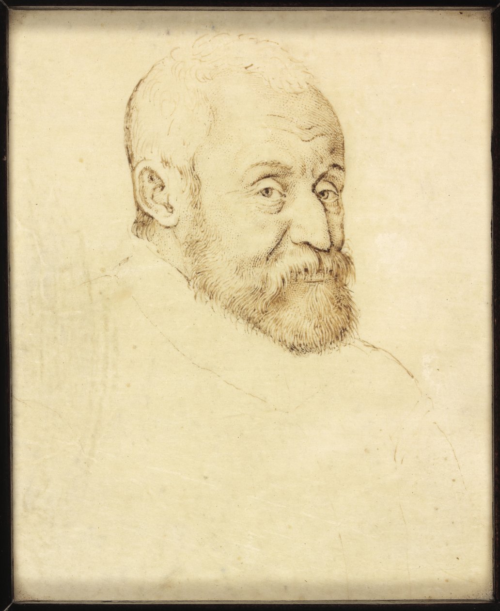 Gentleman jménem Henri Prince De Lorraine (pero a inkoust na papíře) od Franco Flemish School