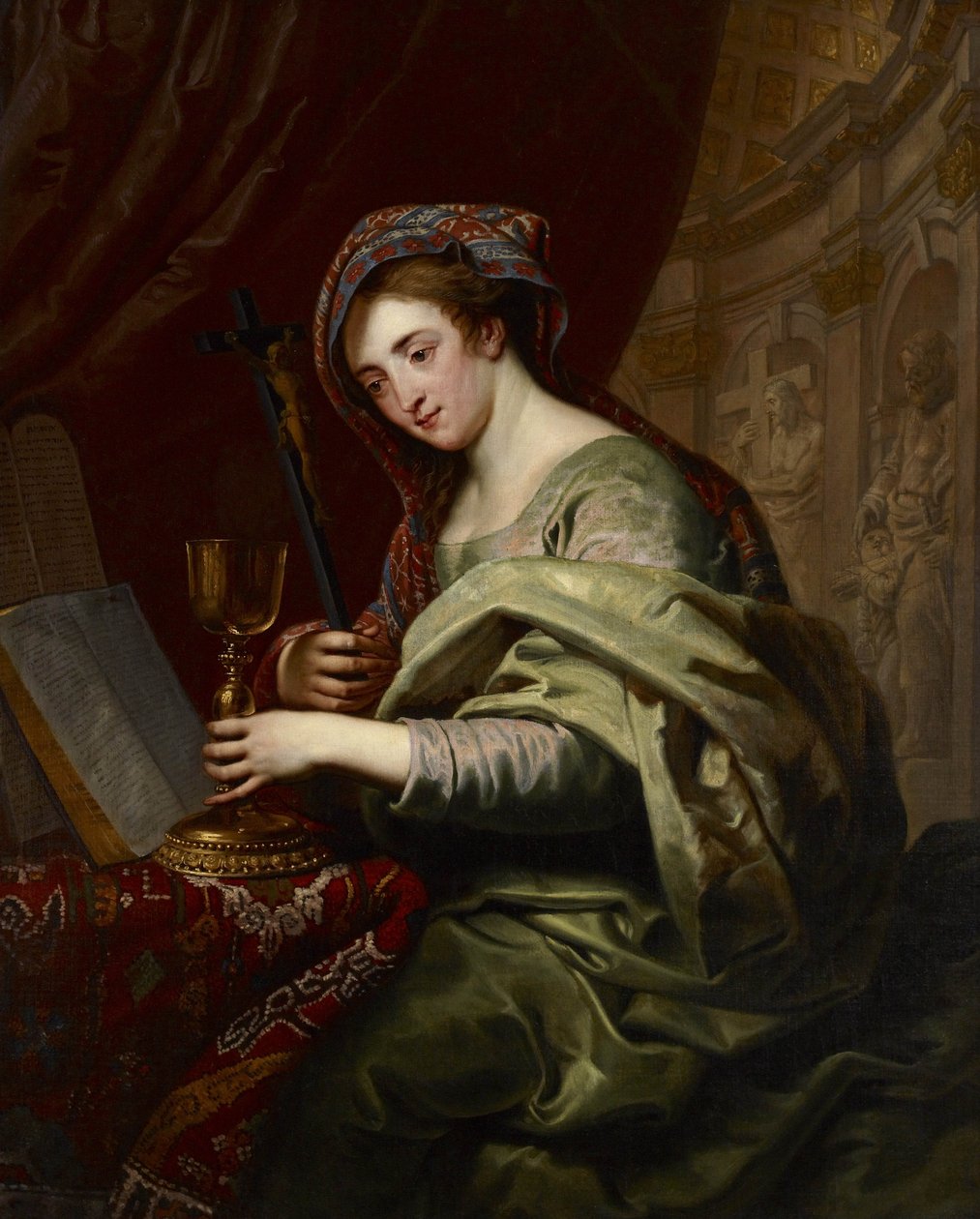 Faith, kolem 1675-1700 od Franco Flemish School