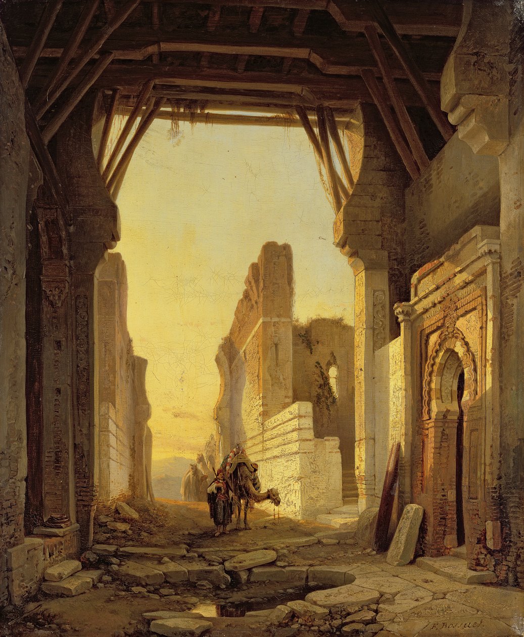 Brány El Geber v Maroku od Francois Antoine Bossuet