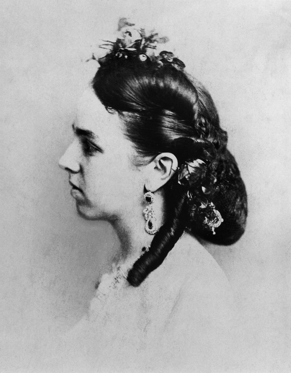 Charlotte Saxe-Cobourg-Gotha (1840-1927), princezna Belgie a císařovna Mexika od Francois Aubert