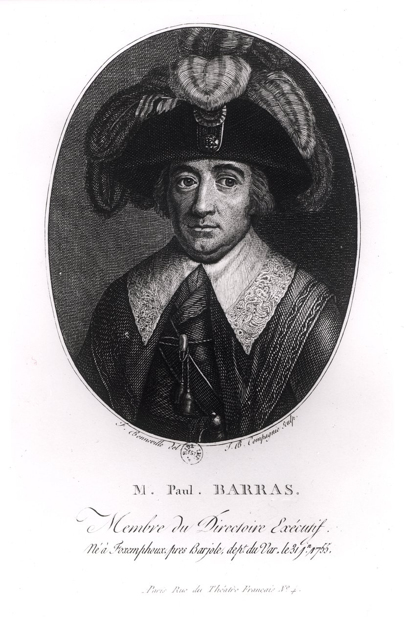 Paul Francois Jean Nicolas (1755-1829) vikomt z Barrasu od Francois Bonneville