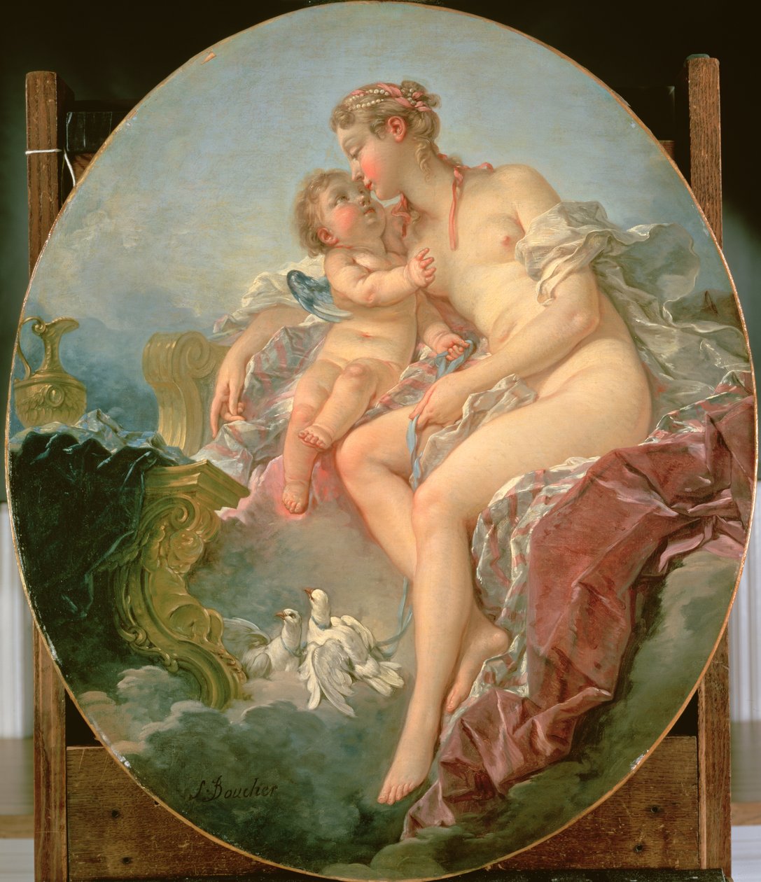 Amor laskající Venuši od François Boucher