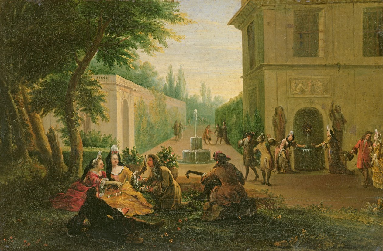 Oběd v parku od François Boucher