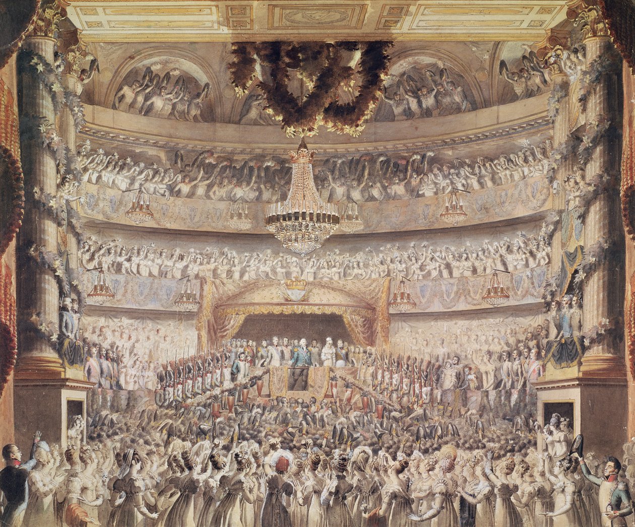 Louis XVIII (1755-1824) v Theatre de l