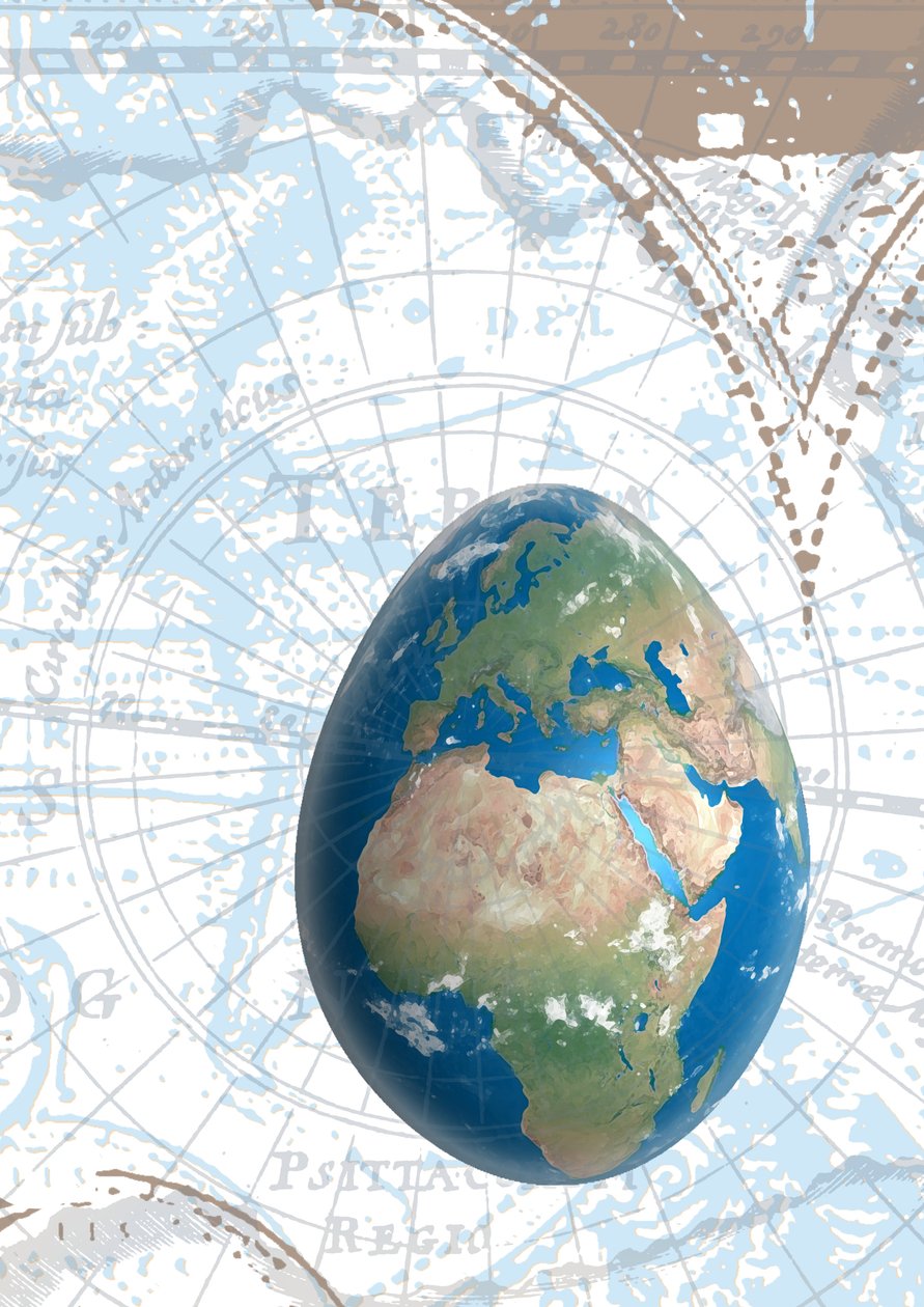 Egground the World, 2015, digitální od Francois Domain