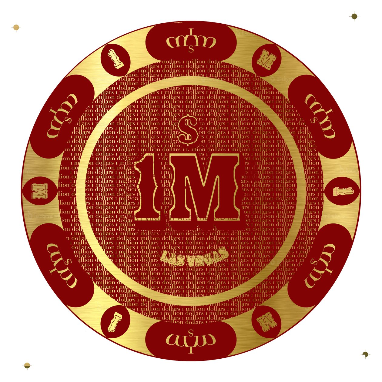 PokerChip 1M, 2015, digitální od Francois Domain