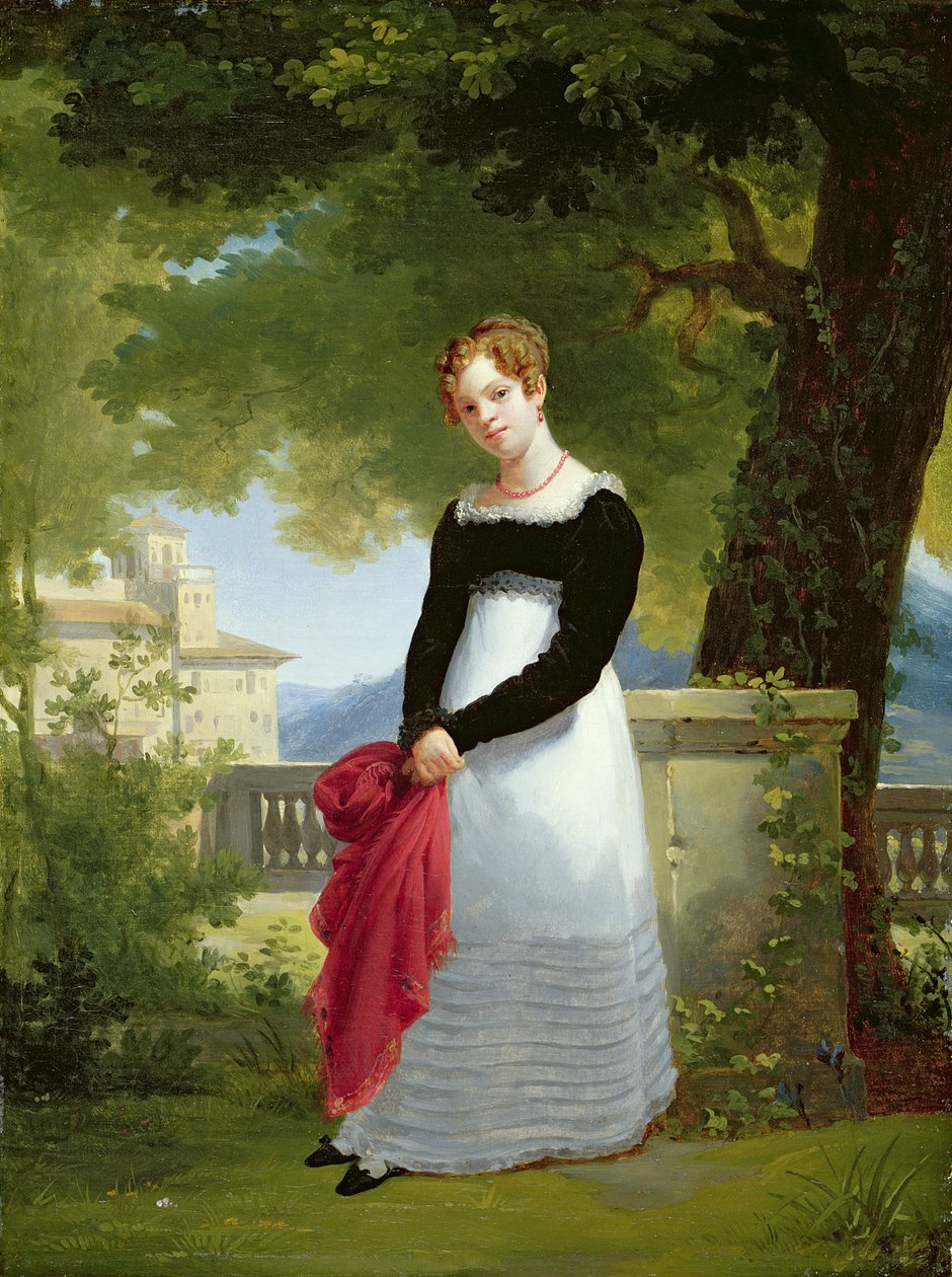 Portrét Adelaide-Sophie Cleret, kolem roku 1817 (pár viz 282837) od Francois Edouard Picot