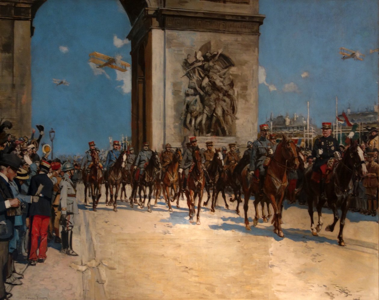 Přehlídka vítězství, 14. července 1919 od Francois Flameng
