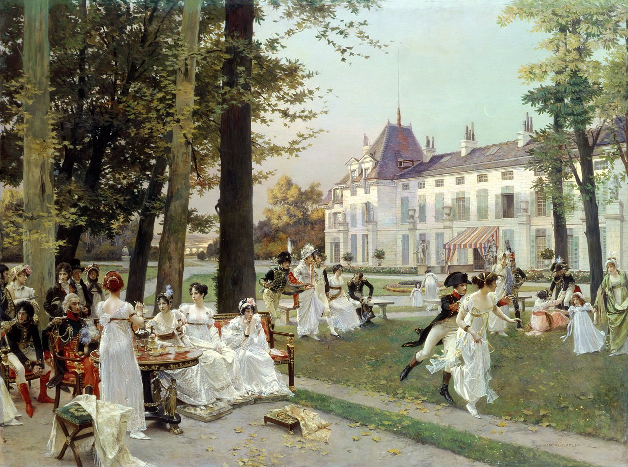 Recepce v Malmaison, 1802 od Francois Flameng
