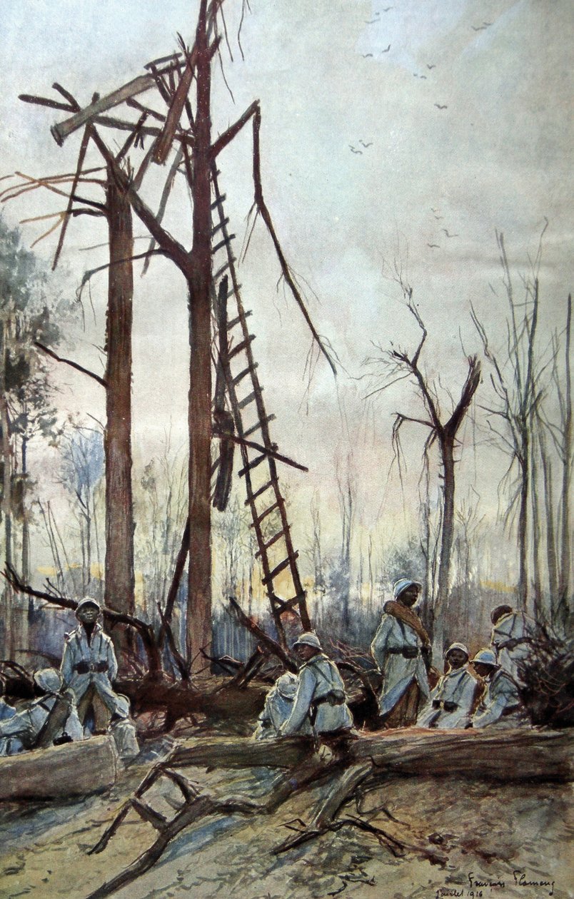 Bitva na Sommě, 1916 od Francois Flameng