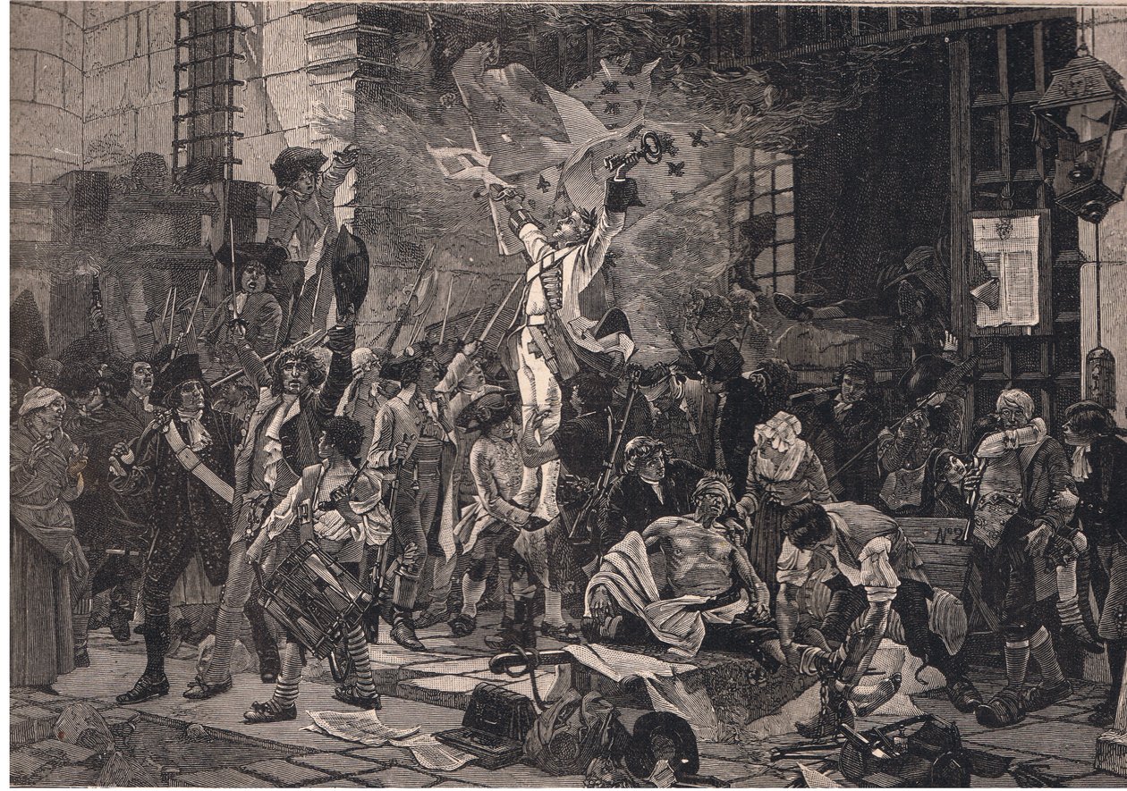 Dobyvatelé Bastily od Francois Flameng