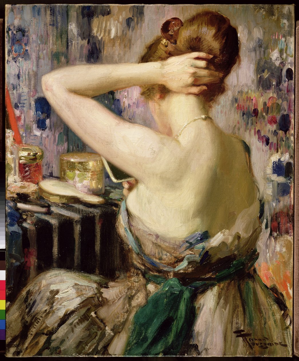Žena na záchodě od Francois Gall