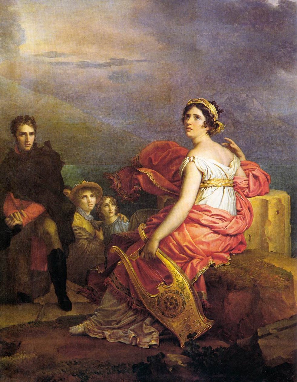 Corinne na mysu Miseno od Baron François Pascal Simon Gérard